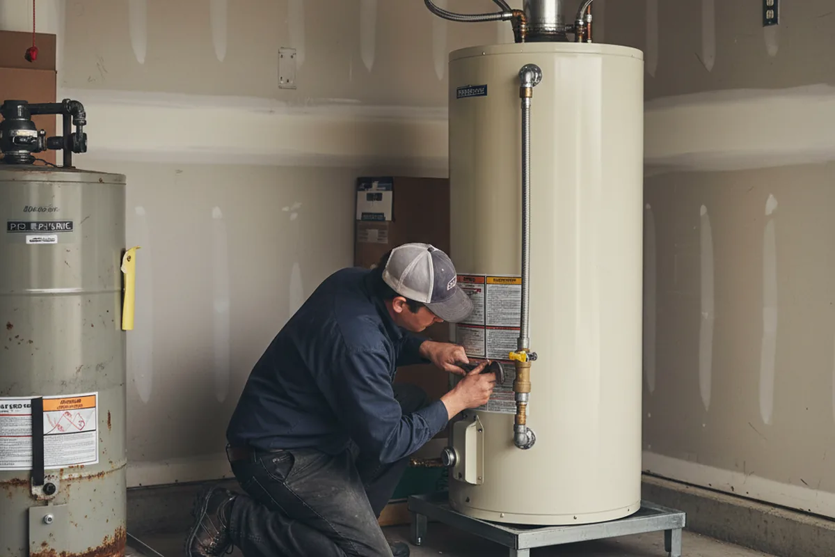 Water heater and shutoff valve replacement in Safety Harbor